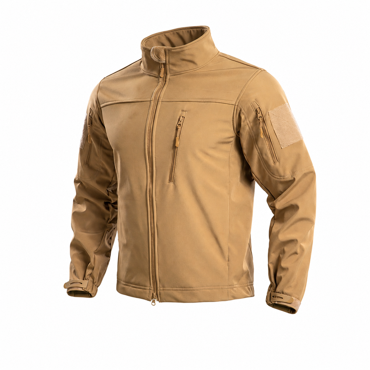 Herren-Taktik-Softshelljacke mit Fleecefutter