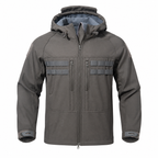 Herren-Fleece-gefütterte Softshelljacke – winddichte Kapuzenjacke für Outdoor- und taktische Einsätze