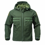 Herren-Fleece-gefütterte Softshelljacke – winddichte Kapuzenjacke für Outdoor- und taktische Einsätze