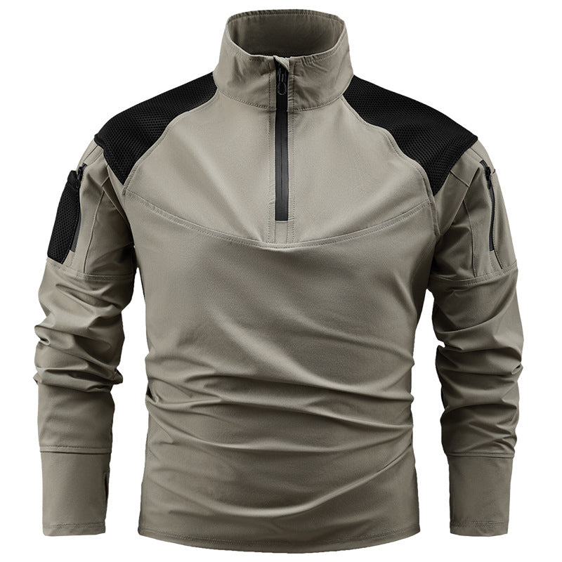 StrikeFlex™ – Taktisches Langarmshirt mit 1/4-Zip für Herren
