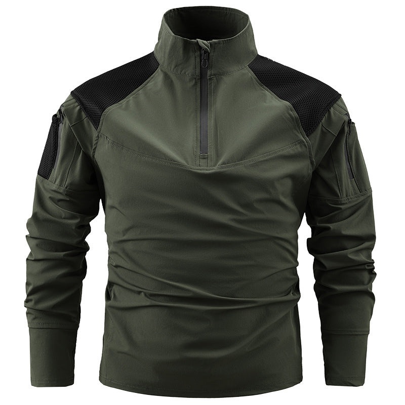 StrikeFlex™ – Taktisches Langarmshirt mit 1/4-Zip für Herren