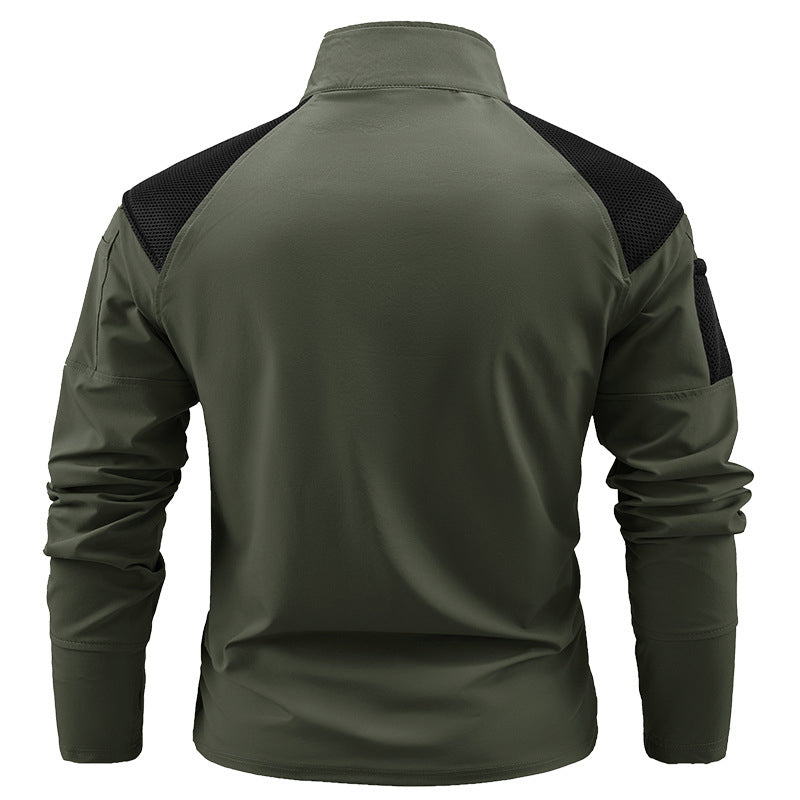 StrikeFlex™ – Taktisches Langarmshirt mit 1/4-Zip für Herren