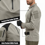 StrikeFlex™ – Taktisches Langarmshirt mit 1/4-Zip für Herren