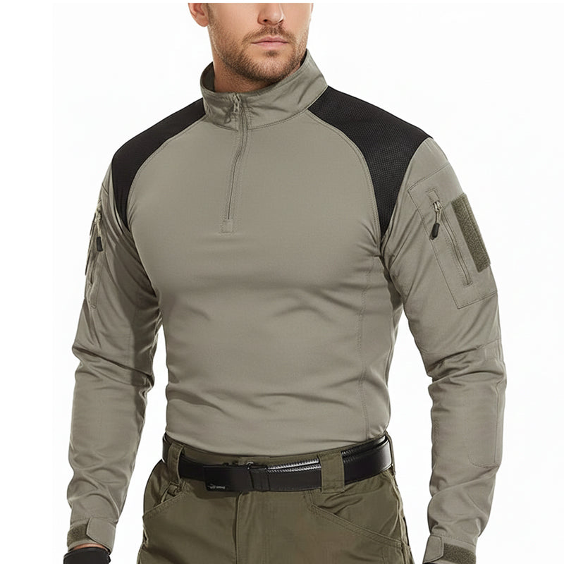 StrikeFlex™ – Taktisches Langarmshirt mit 1/4-Zip für Herren