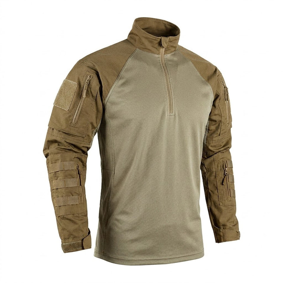 OperatorPro™ – Taktisches Combat-Langarmshirt mit 1/4-Zip für Herren