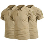 Taktische Poloshirts im 3er-Pack – Schnelltrocknend