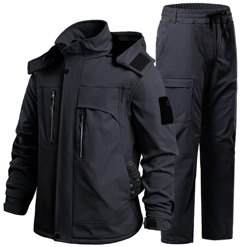 Wasserdichte taktische Softshell-Uniform für Herren mit warmem Fleecefutter