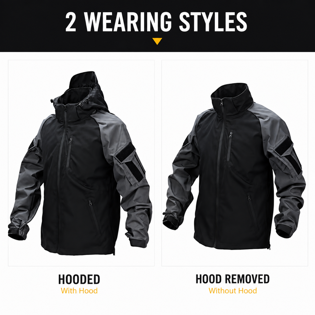 StealthCore™ – Leichte taktische Outdoorjacke mit Kapuze für Herren