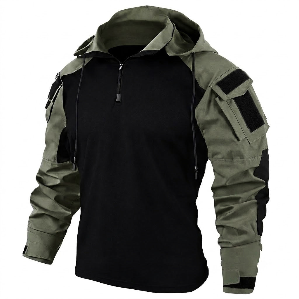 CombatEdge™ – Taktisches Langarmshirt mit Kapuze für Herren