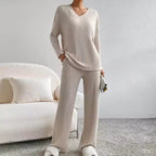 CLAIRE | Elegante conjunto de dos piezas de canalé