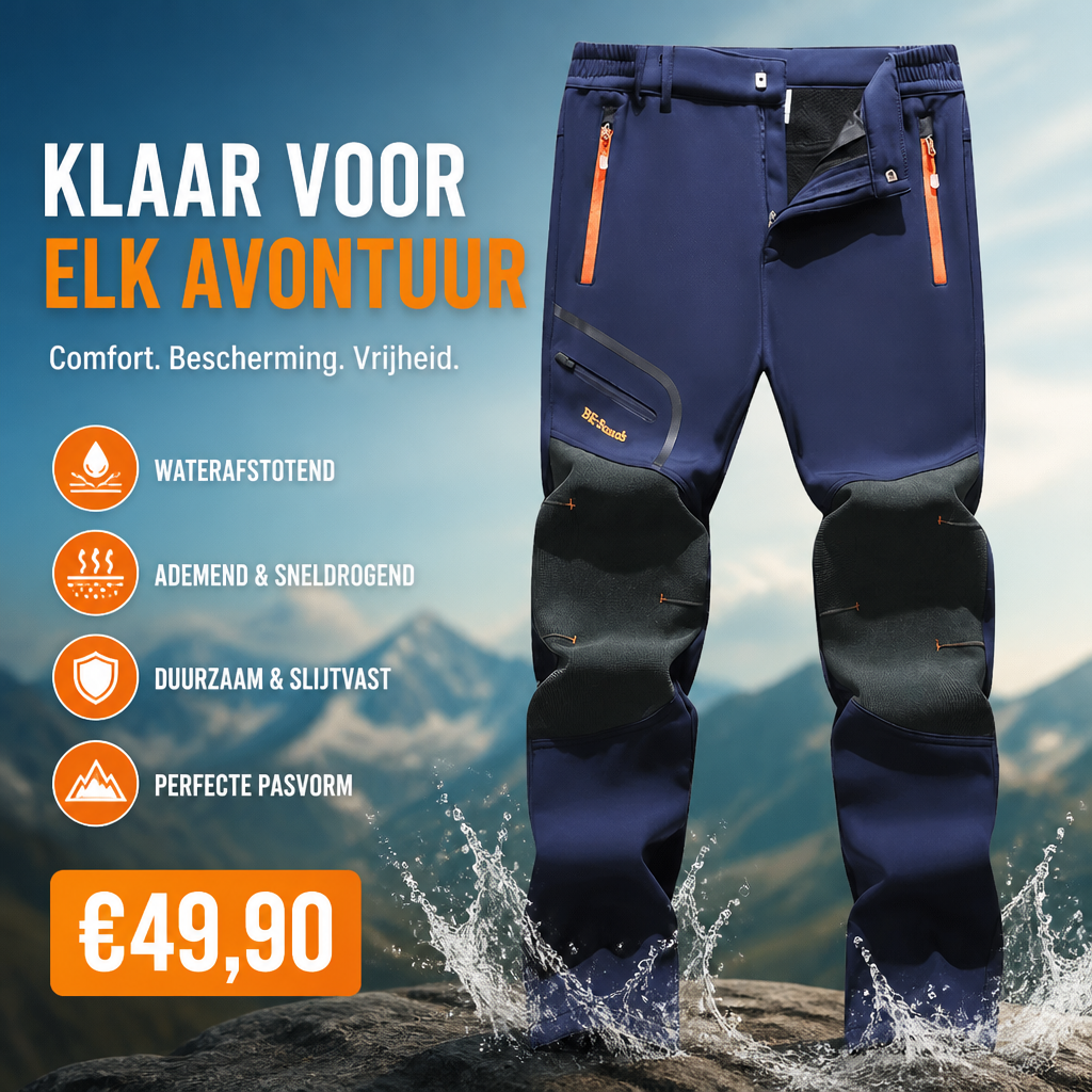 BergFlex – Thermo Outdoor Wandelbroek voor Heren