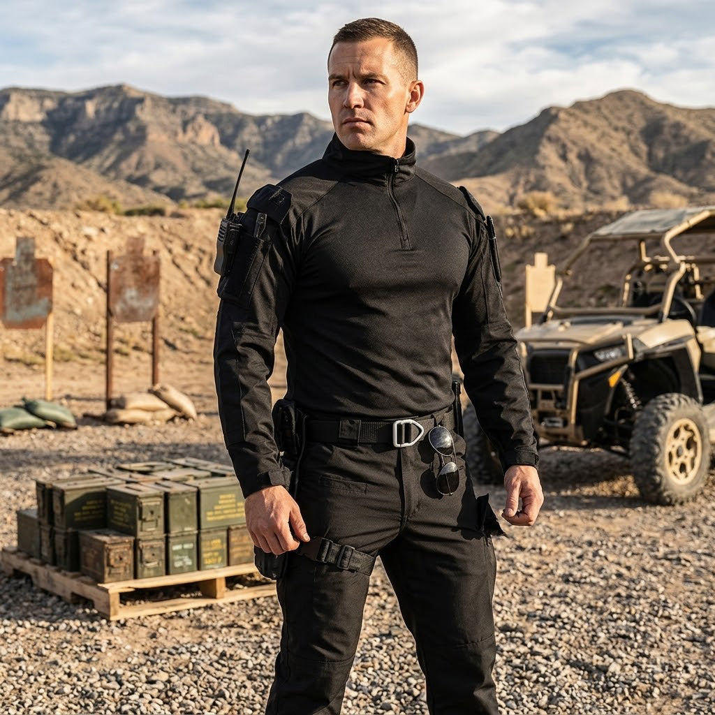 Herren-Taktik-Kampfuniform-Set – wasserdichtes Outdoor-Einsatzhemd und -hose für Training, Wandern und Feldeinsatz