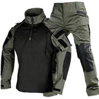 Taktisches Uniform-Set für Herren – schnell trocknendes Combat-Hoodie-Shirt und strapazierfähige Utility-Hose