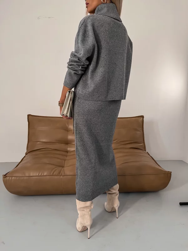 Nicole | Conjunto de invierno tejido cálido y acogedor para mujer