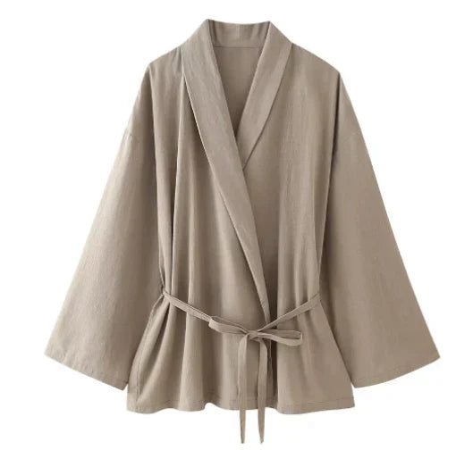 Conjunto de kimono tradicional elegante Himari