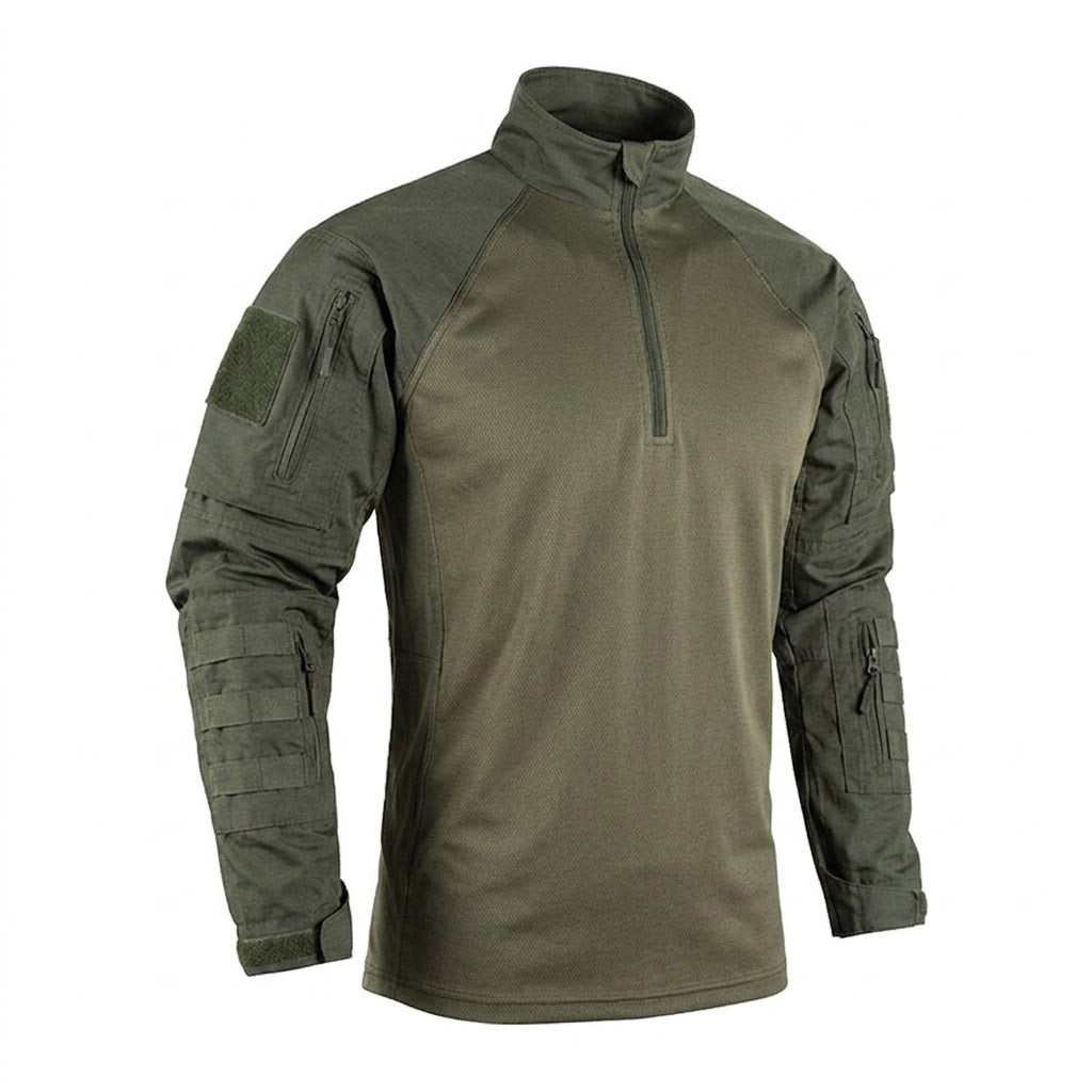 OperatorPro™ – Taktisches Combat-Langarmshirt mit 1/4-Zip für Herren