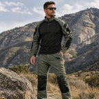 Taktisches Uniform-Set für Herren – schnell trocknendes Combat-Hoodie-Shirt und strapazierfähige Utility-Hose