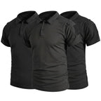 Taktische Poloshirts im 3er-Pack – Schnelltrocknend