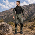 Taktisches Uniform-Set für Herren – schnell trocknendes Combat-Hoodie-Shirt und strapazierfähige Utility-Hose