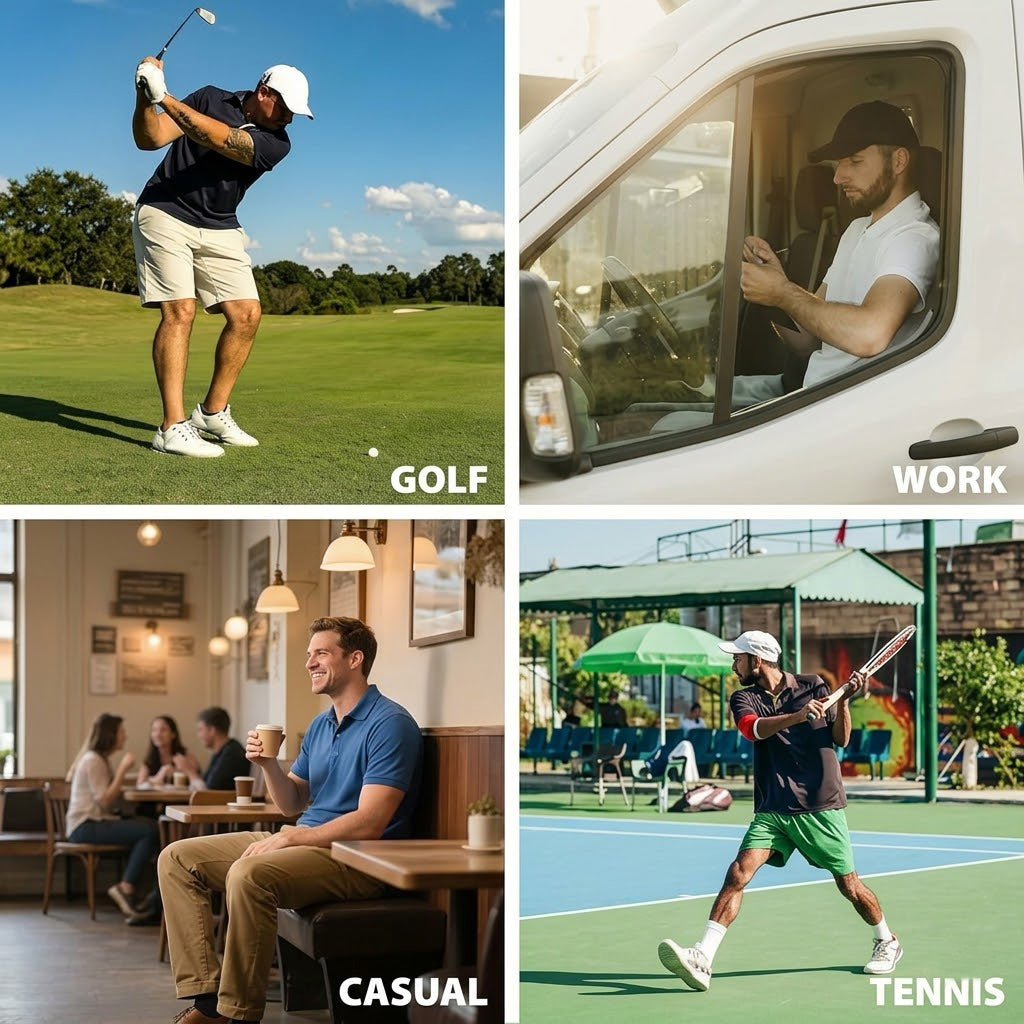 Taktische Poloshirts im 3er-Pack – Schnelltrocknend