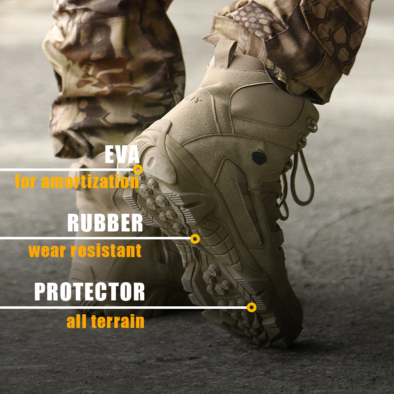 Leichte taktische Militär-Outdoorstiefel für Herren mit hohem Schaft