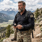 OperatorPro™ – Taktisches Combat-Langarmshirt mit 1/4-Zip für Herren