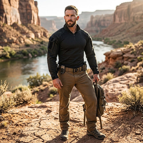 IronFlex™ – Taktisches Combat-Langarmshirt für Herren