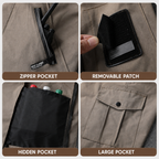 Herren-Taktik-Softshelljacke mit Cargohose – strapazierfähiges Outdoor-Arbeitsbekleidungsset mit mehreren Taschen