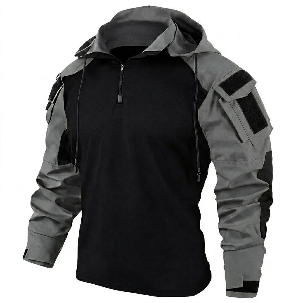 CombatEdge™ – Taktisches Langarmshirt mit Kapuze für Herren
