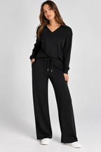 NOVA | Elegante conjunto de 2 piezas con camiseta de manga larga