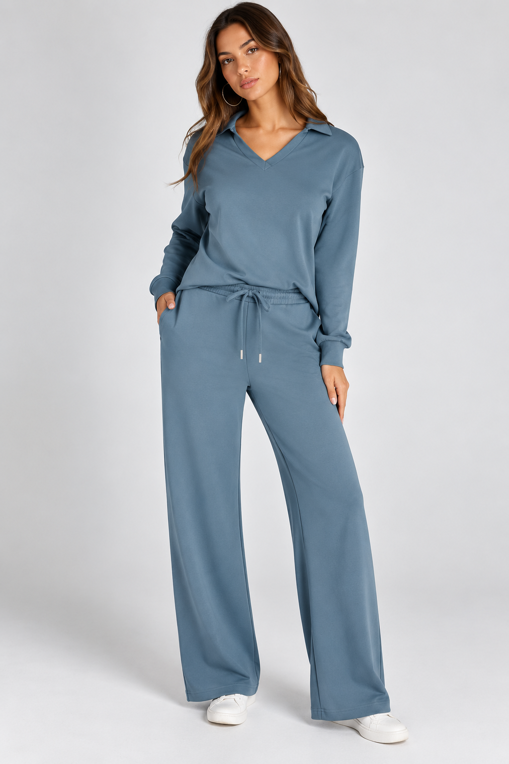 NOVA | Elegante conjunto de 2 piezas con camiseta de manga larga