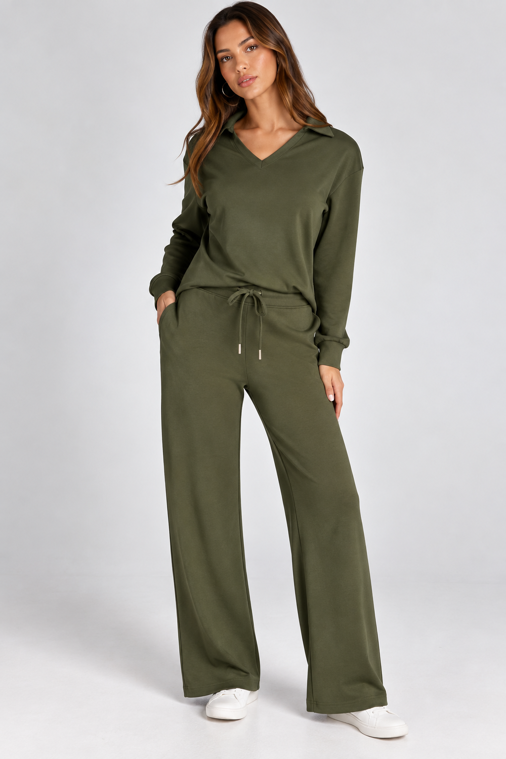 NOVA | Elegante conjunto de 2 piezas con camiseta de manga larga