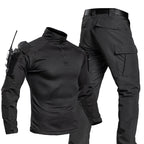 Herren-Taktik-Kampfuniform-Set – wasserdichtes Outdoor-Einsatzhemd und -hose für Training, Wandern und Feldeinsatz