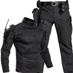 Herren-Taktik-Kampfuniform-Set – wasserdichtes Outdoor-Einsatzhemd und -hose für Training, Wandern und Feldeinsatz