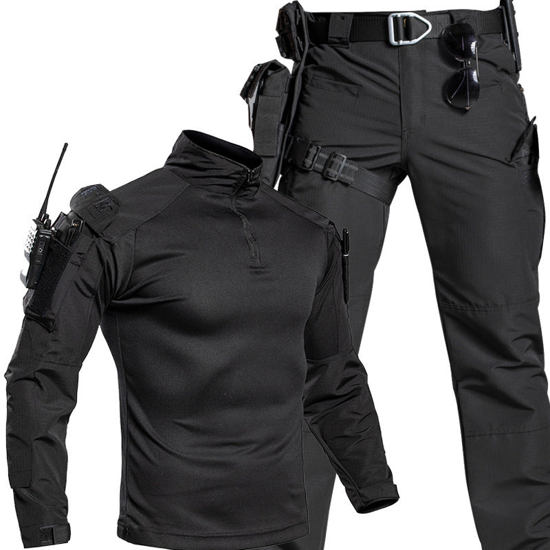 Herren-Taktik-Kampfuniform-Set – wasserdichtes Outdoor-Einsatzhemd und -hose für Training, Wandern und Feldeinsatz