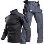 Herren-Taktik-Kampfuniform-Set – wasserdichtes Outdoor-Einsatzhemd und -hose für Training, Wandern und Feldeinsatz