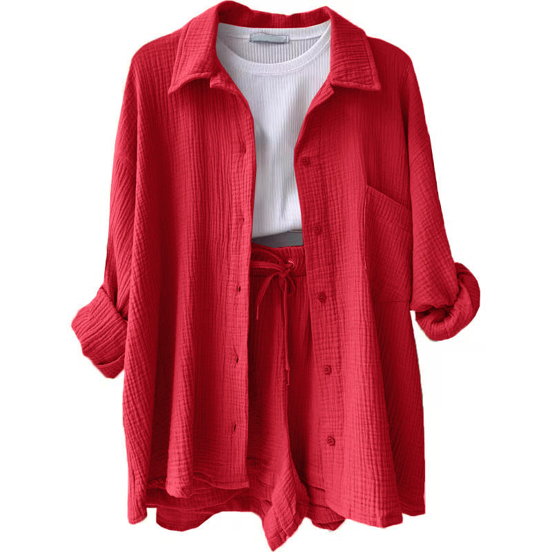 LEONIE | Conjunto de algodón cómodo para looks relajados de diario