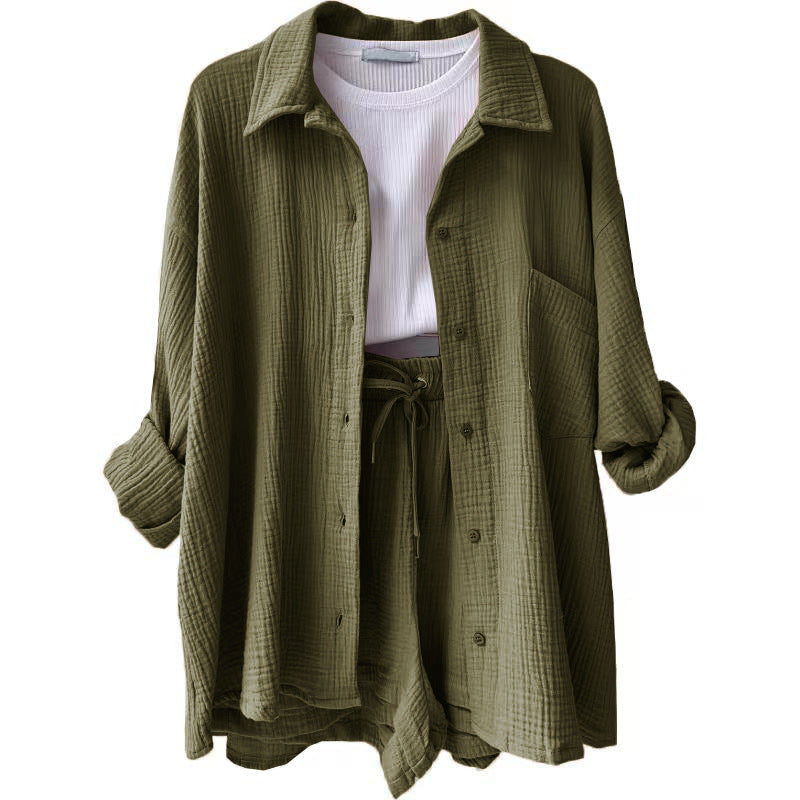 LEONIE | Conjunto de algodón cómodo para looks relajados de diario