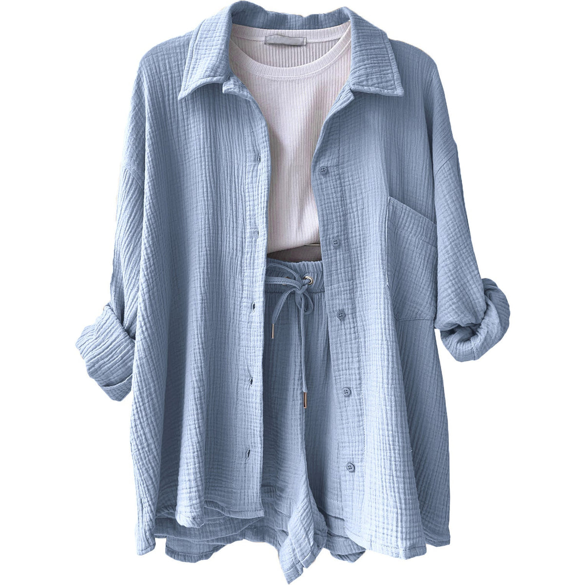 LEONIE | Conjunto de algodón cómodo para looks relajados de diario
