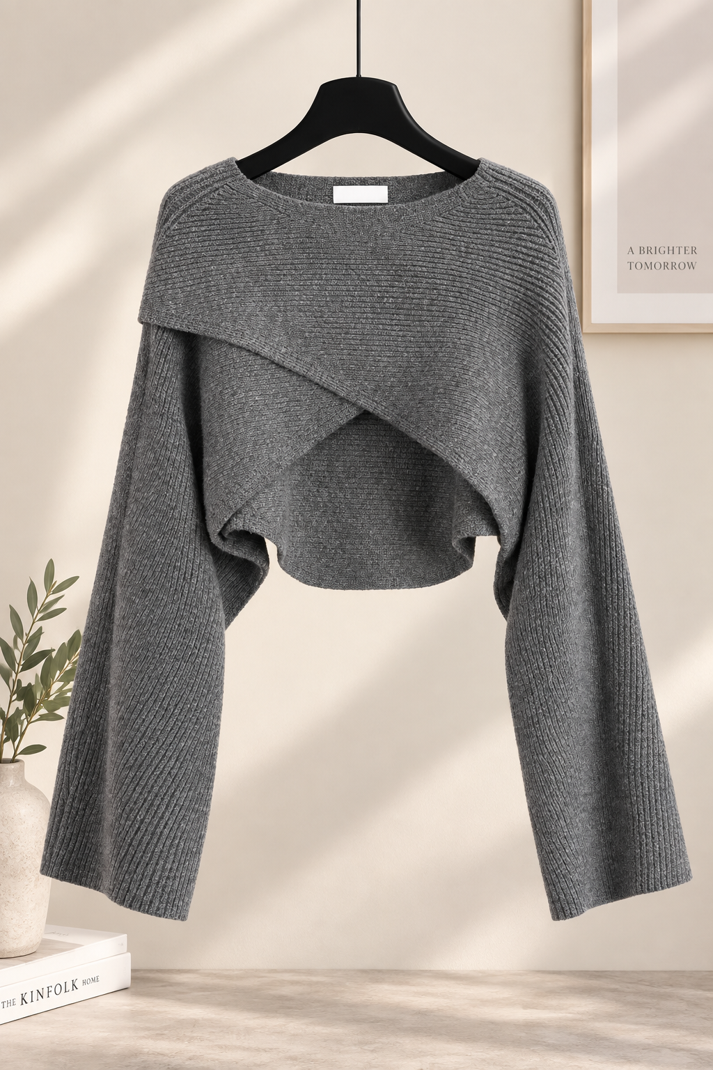 FRANZISKA | ELEGANTE CONJUNTO DE 3 PIEZAS CON CAMISA, SUÉTER Y PANTALONES DE PIERNA ANCHA