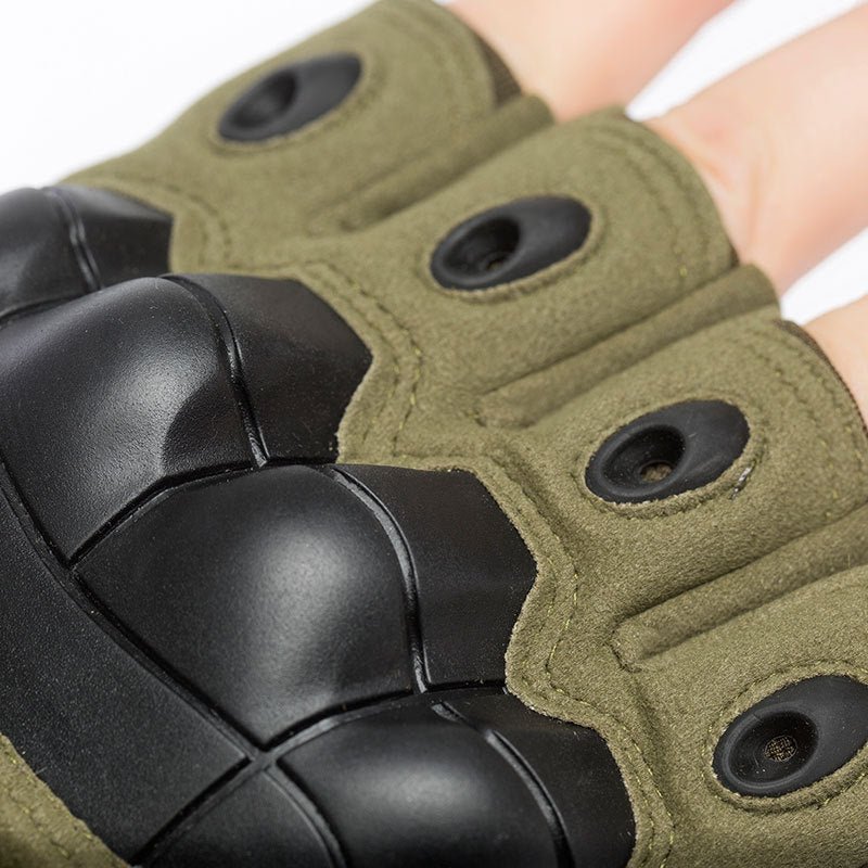 GripForce™ – Fingerlose taktische Handschuhe mit Knöchelschutz