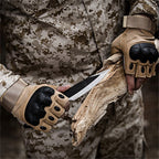 GripForce™ – Fingerlose taktische Handschuhe mit Knöchelschutz