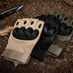 GripForce™ – Fingerlose taktische Handschuhe mit Knöchelschutz