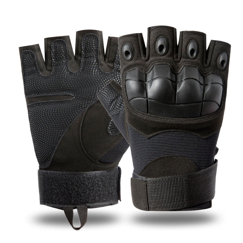 GripForce™ – Fingerlose taktische Handschuhe mit Knöchelschutz