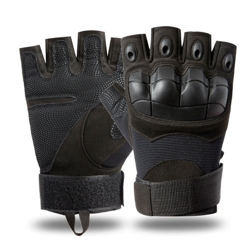 GripForce™ – Fingerlose taktische Handschuhe mit Knöchelschutz
