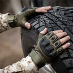 GripForce™ – Fingerlose taktische Handschuhe mit Knöchelschutz