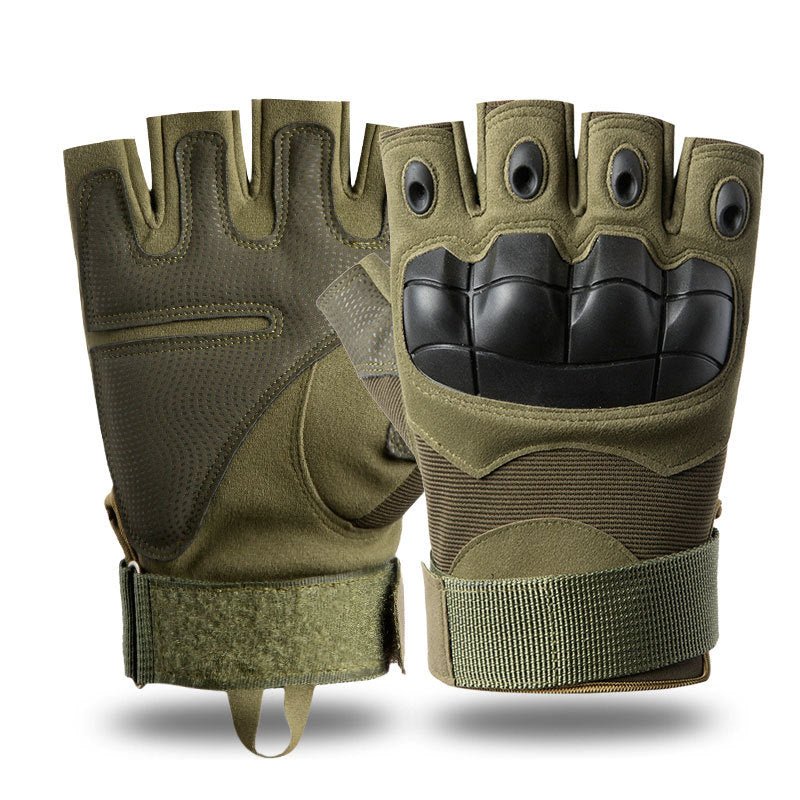 GripForce™ – Fingerlose taktische Handschuhe mit Knöchelschutz