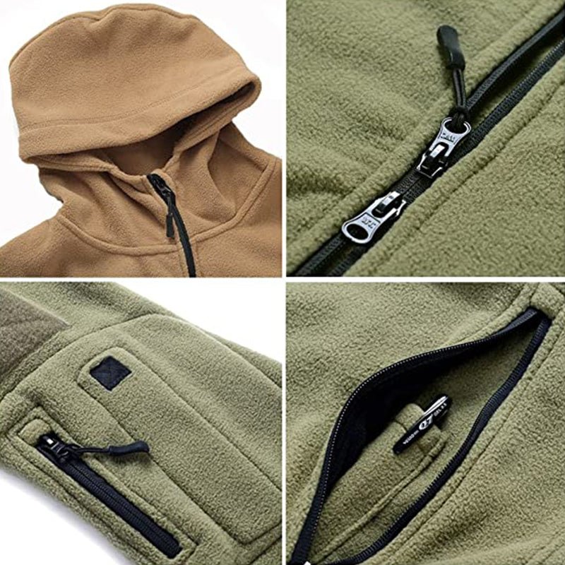 Archon Warme taktische Militärjacke mit Fleecefutter und Kapuze