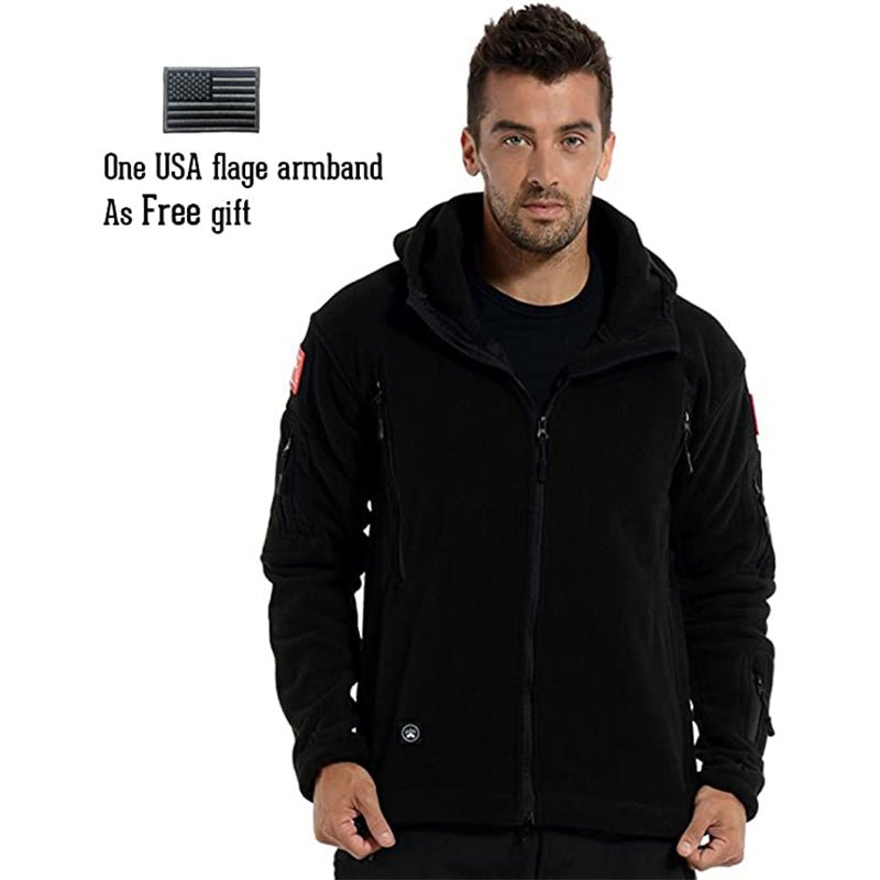 Archon Warme taktische Militärjacke mit Fleecefutter und Kapuze