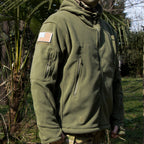 Archon Warme taktische Militärjacke mit Fleecefutter und Kapuze